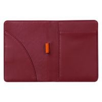 Livret porte-bloc n 12 lie de vin pour bloc carnet format B7 - Image 5