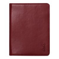 Livret porte-bloc n 12 lie de vin pour bloc carnet format B7 - Image 2