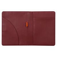 Livret porte-bloc n 13 lie de vin pour bloc carnet format A6 - Image 2