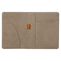 Livret porte-bloc n 13 taupe pour bloc ou carnet format A6 - Image 2