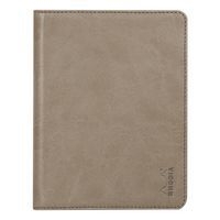 Livret porte-bloc n 13 taupe pour bloc ou carnet format A6 - Image 3