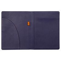 Livret porte-bloc n 16 bleu nuit pour bloc carnet format A5 - Image 4