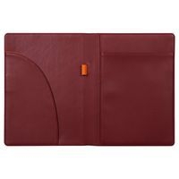 Livret porte-bloc n 16 lie de vin pour bloc carnet format A5 - Image 2