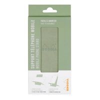 Support pour téléphone mobile en simili cuir italien céladon - Image 3