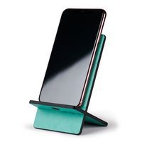 Support pour téléphone mobile en simili cuir italien eau - Image 3