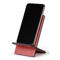 Support pour téléphone mobile en simili cuir italien nacarat - Image 3