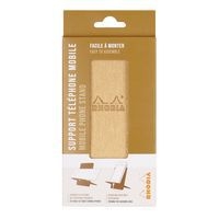 Support pour téléphone mobile en simili cuir italien or - Image 2