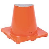 Cône de balisage avec bandes réfléchissantes - Manutan Expert - Image 3