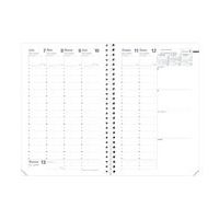 Agenda ministre impala 16x24 cm semainier d'août à août - Image 2