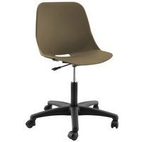 Chaise Bakéa coque polypropylène Taupe - Image principale