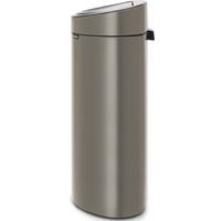 Poubelle Touch bin New 40 ltr Brabantia platine - Image principale