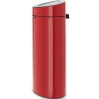 Poubelle Touch bin New 40 ltr Brabantia rouge - Image principale
