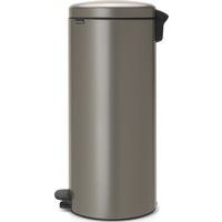 Poubelle à pédale NewIcon 30L Brabantia platine - Image principale