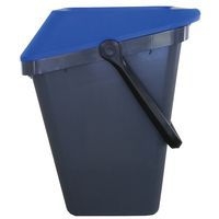 Poubelle EasyMax 45 L noir/bleu - Image 2