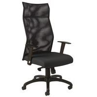 Fauteuil HODE HD dos résille Noir Acc Reg assise Anthracite - Image principale
