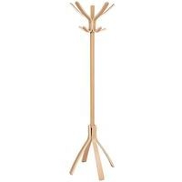 Porte-manteaux CAFE bois clair 5 double patères - Image principale
