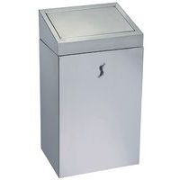 Corbeille push inox brossé - 25 L - Image principale