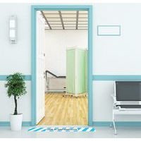 Bande adhésive de confidentialité hachuré avec texte - Image 4