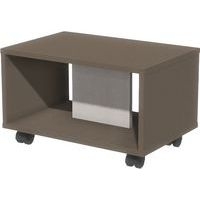 Table basse Identité à roulettes Argent/Brun - Image 2