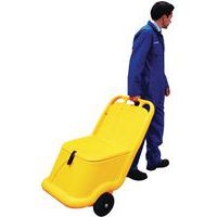 Bac à sel/sable mobile + joint/grenouillère 75L jaune - Image 3