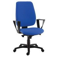 Fauteuil de bureau Lander haut dossier synchrone Bleu - Image principale