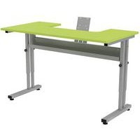 Poste écran semi encastré Mini réglable PMR mélaminé - Image 3