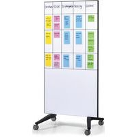 Tableau en verre mobile 90x175cm blanc Verre de sécurité - Image 2