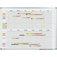 PREMIUM planning annuel 6 mois 90x120cm Acier laqué - Image 3
