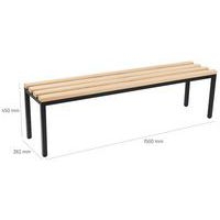 Banc vestiaire bois - CP - Image 5