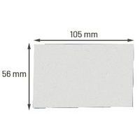 100 Etiquettes magnétiques prédécoupées Larg : 105 mm Haut : 56 mm - Image 3