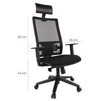 Fauteuil de bureau avec têtière Office - Manutan Expert - Image 4