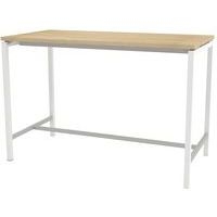 Table réunion haute Creo 160 pied blanc Quadrifoglio - Image principale