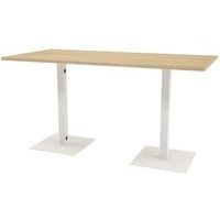 Table réunion haute Greko pied blanc Quadrifoglio - Image principale