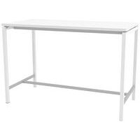 Table réunion haute Creo 160 pied blanc Quadrifoglio - Image 2