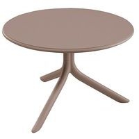 Table Spritz polypropylène haute ou basse taupe - Image 2