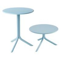 Table Spritz polypropylène haute ou basse bleu - Image principale