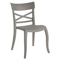 Chaise polypropylène X SERA S gris - Image principale