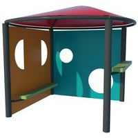 Maisonnette enfant toile - rouge - Image principale