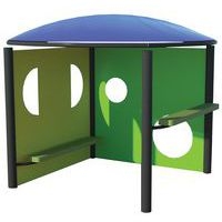 Maisonnette enfant toile - bleu - Image 2