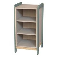 Meuble colonnes + niches Lili 1 col/3 cases Ht 98 cm kaki - Image principale