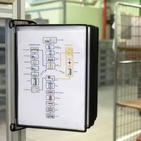 Support mural avec poche A4 - Magnétique - Tarifold - Image 2