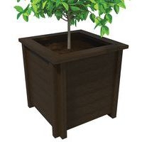 Jardinière Plazza 93x93 cm - marron - Image principale