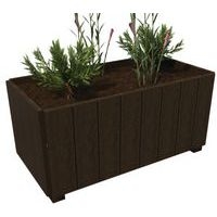 Jardinière Canopée rectangulaire plastique recyclé Espace Urbain - Image 5
