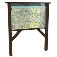 Vitrine plexi pour panneau d'information 97 x 145 cm 2 venteaux + serrure - Image principale