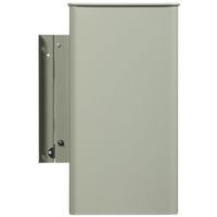 Poubelle pivotante rectangulaire murale Tourny - 27l - gris ciment-Rossignol Pro - Image 3