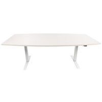 Table réglable en hauteur forme tonneau Oréa 1 moteur - Manutan Expert - Image 4