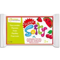 Super Softy - Pâte à modeler enfant extra souple 350g, Rouge - Image principale