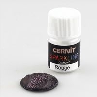 Cernit Sparkling 5 g Diamond rouge - Image 2