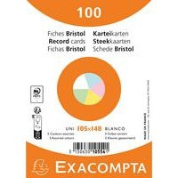 Fiche Bristol sous film uni non perforé - 105x148 mm - Lot de 20 - Image principale