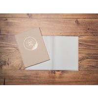 Livre d'or 100 pages tranche or Ringflower - 27x22cm - Beige - Image 4
